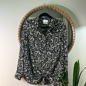 J.Crew floral blouse size 10